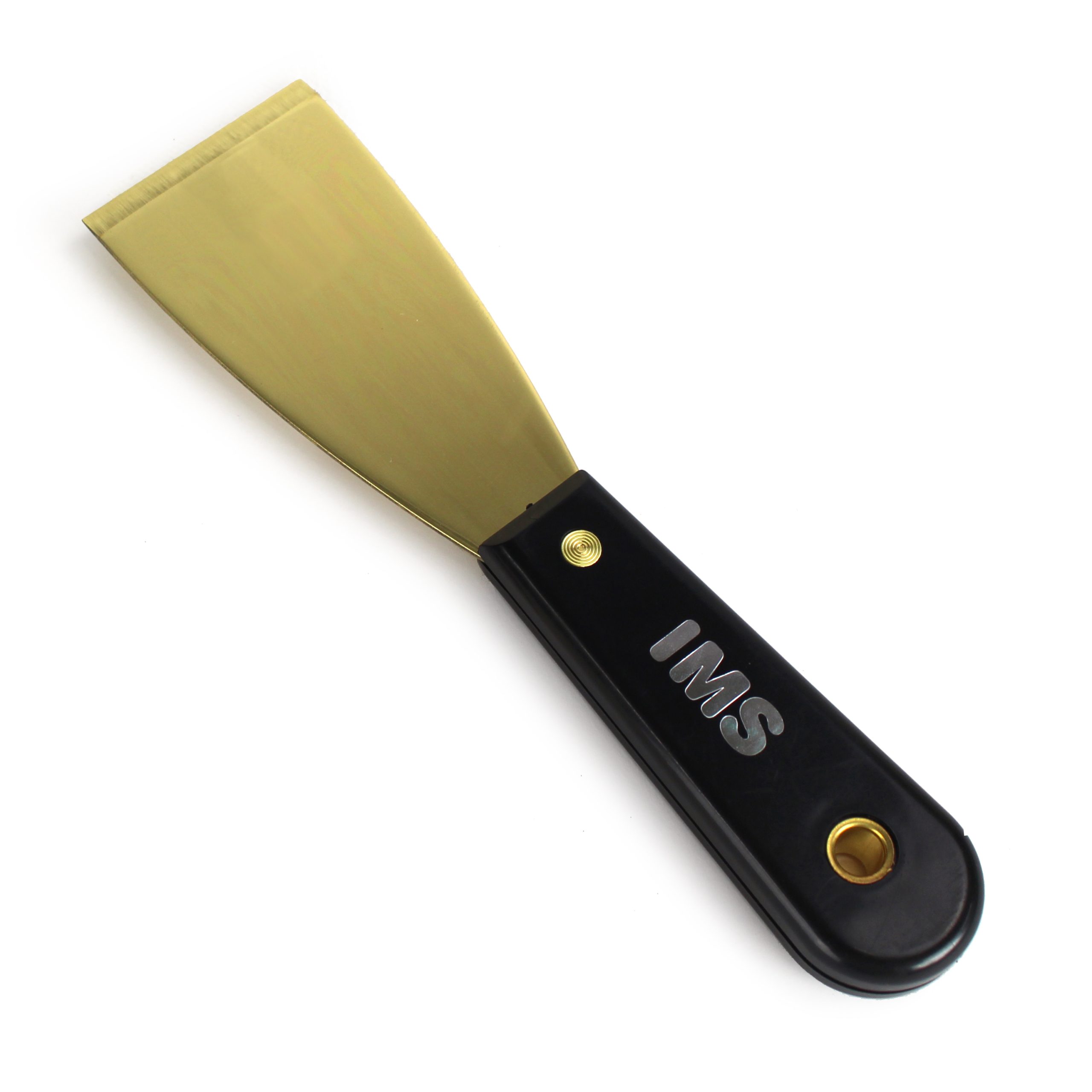Brass Scraper with Handle, Flat, 2" Blade Width, 7-3/4" Overall Length - Image 1