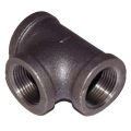 Tee, 2" NPT, Black Steel - Image 1
