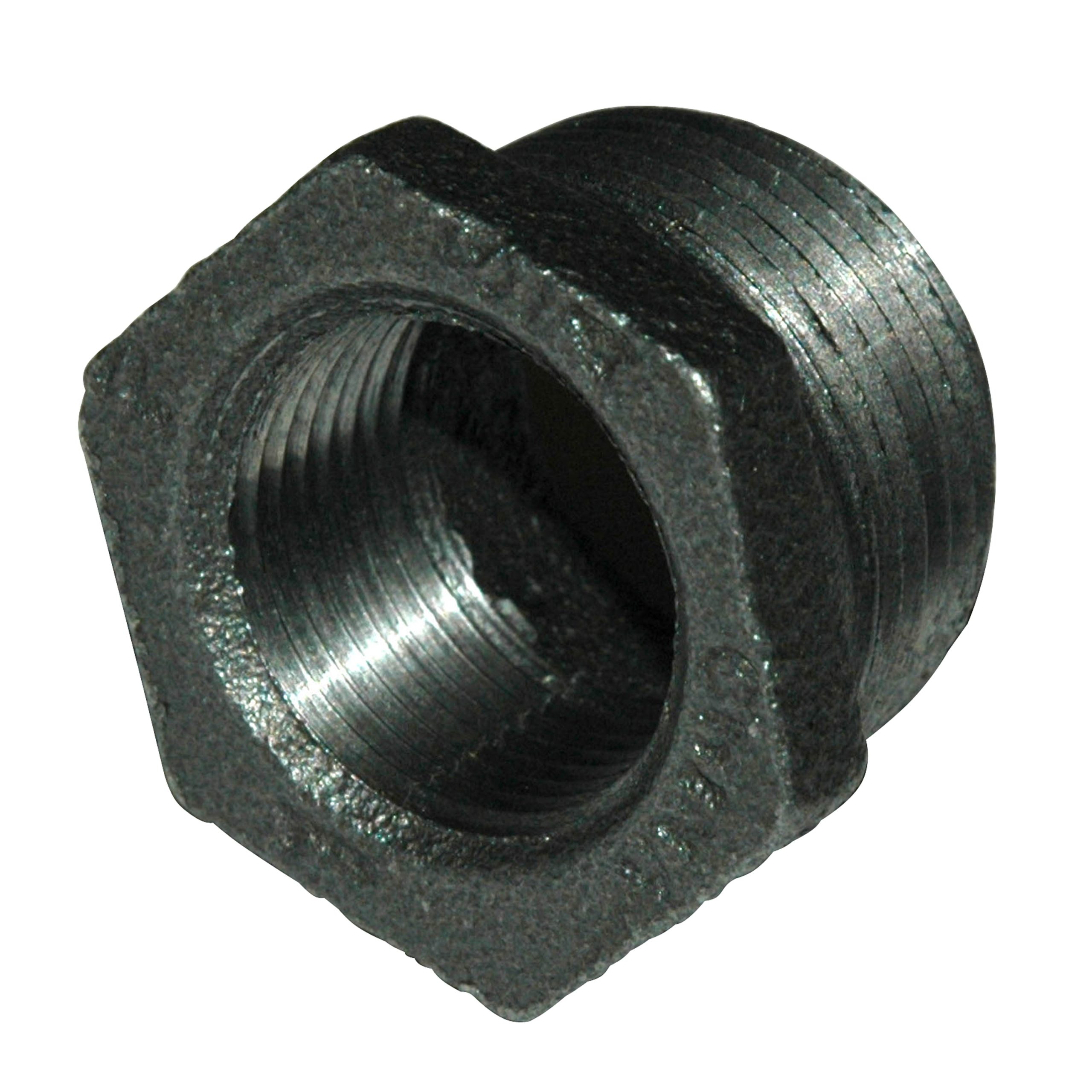 Bushing, Hex, 1" x 3/4" NPT, Black Steel - Image 2