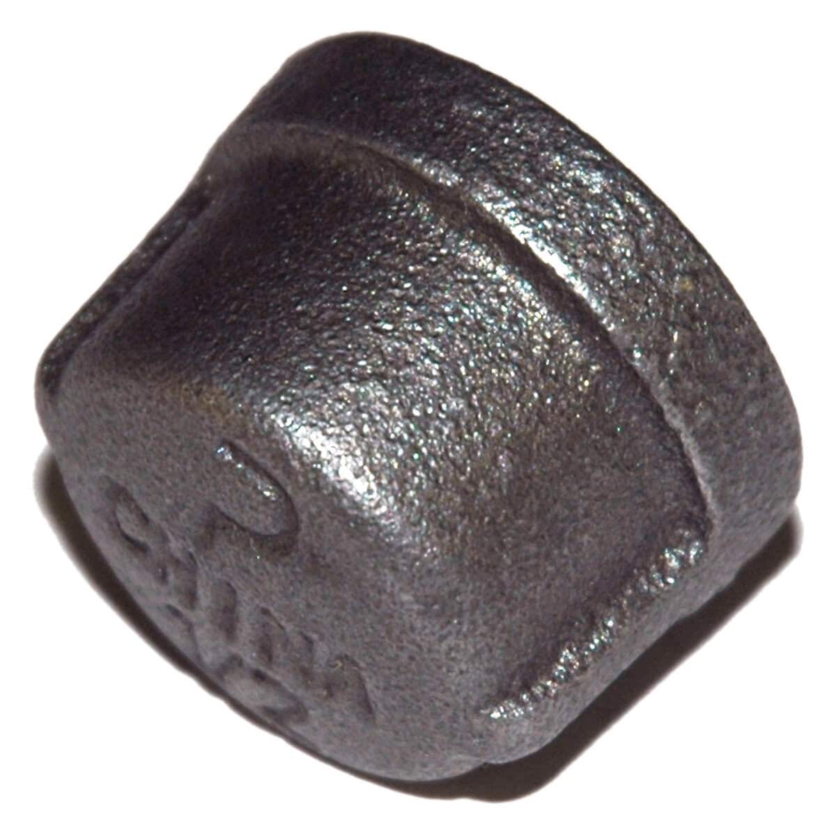 Cap, 1/4" NPT, Black Steel - Image 2