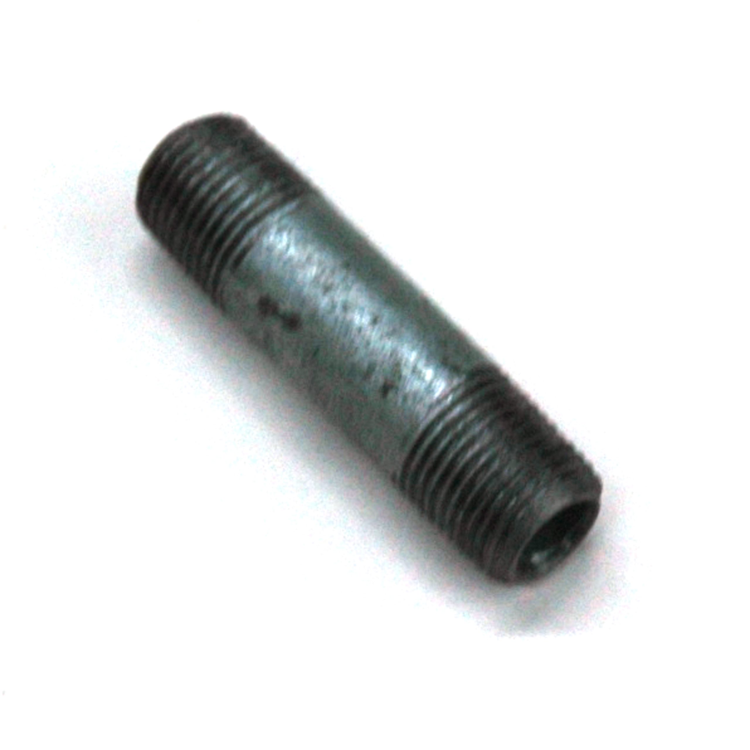 Pipe Nipple, 1/8" NPT, 1-1/2" Length, Galvanized Steel - Image 1