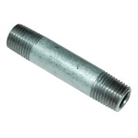 Pipe Nipple, 1/4" NPT, 2-1/2" Length, Galvanized Steel