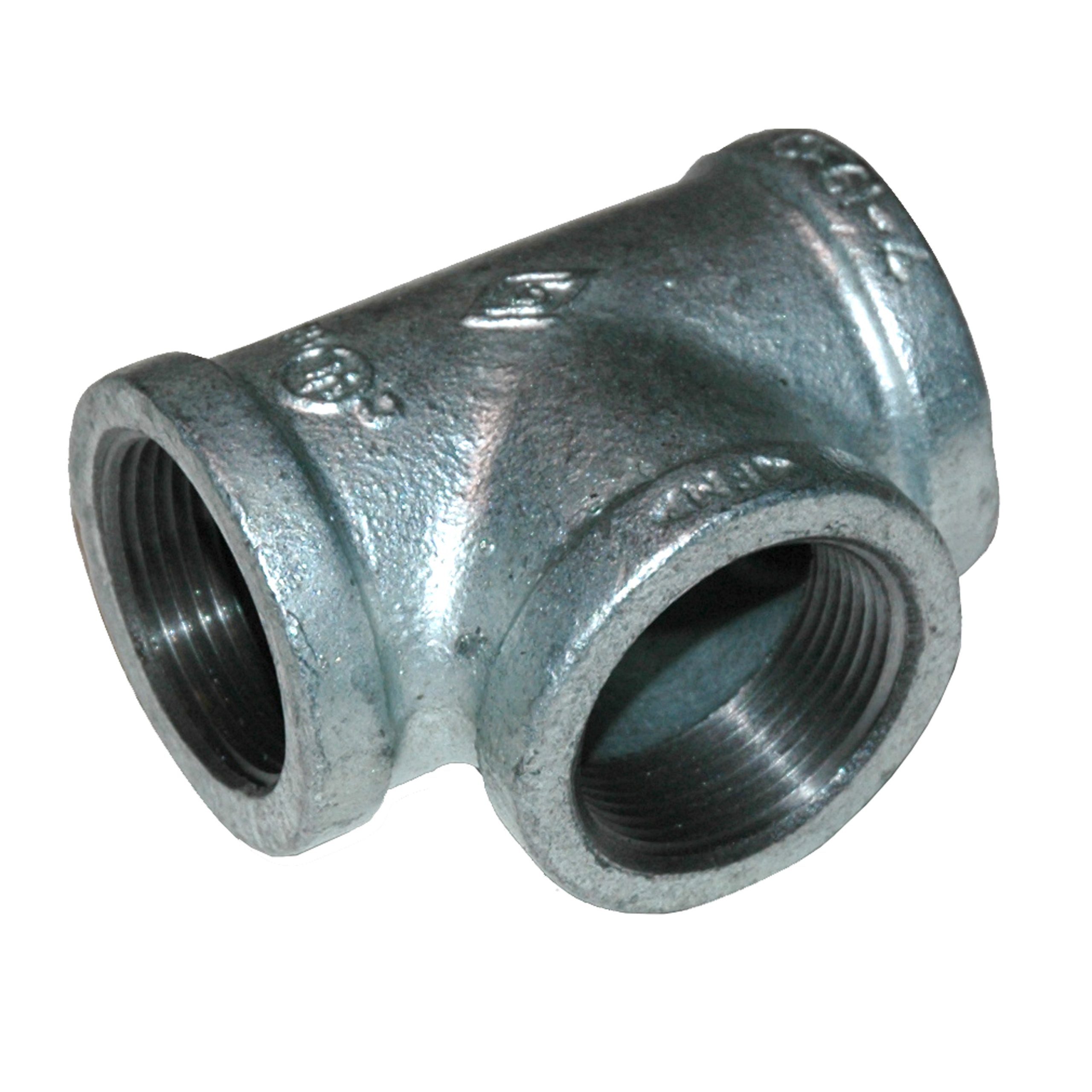 Tee, 1-1/4", Galvanized Steel - Image 1
