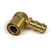 Coupler, Water Jumper, 1/4" Passage, 3/8" Push-On Hose Barb, Sleeve Locking