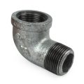 Elbow, Street, 90 Degree, 1" NPT, Galvanized Steel - Image 1