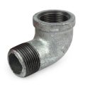 Elbow, Street, 90 Degree, 1" NPT, Galvanized Steel - Image 2