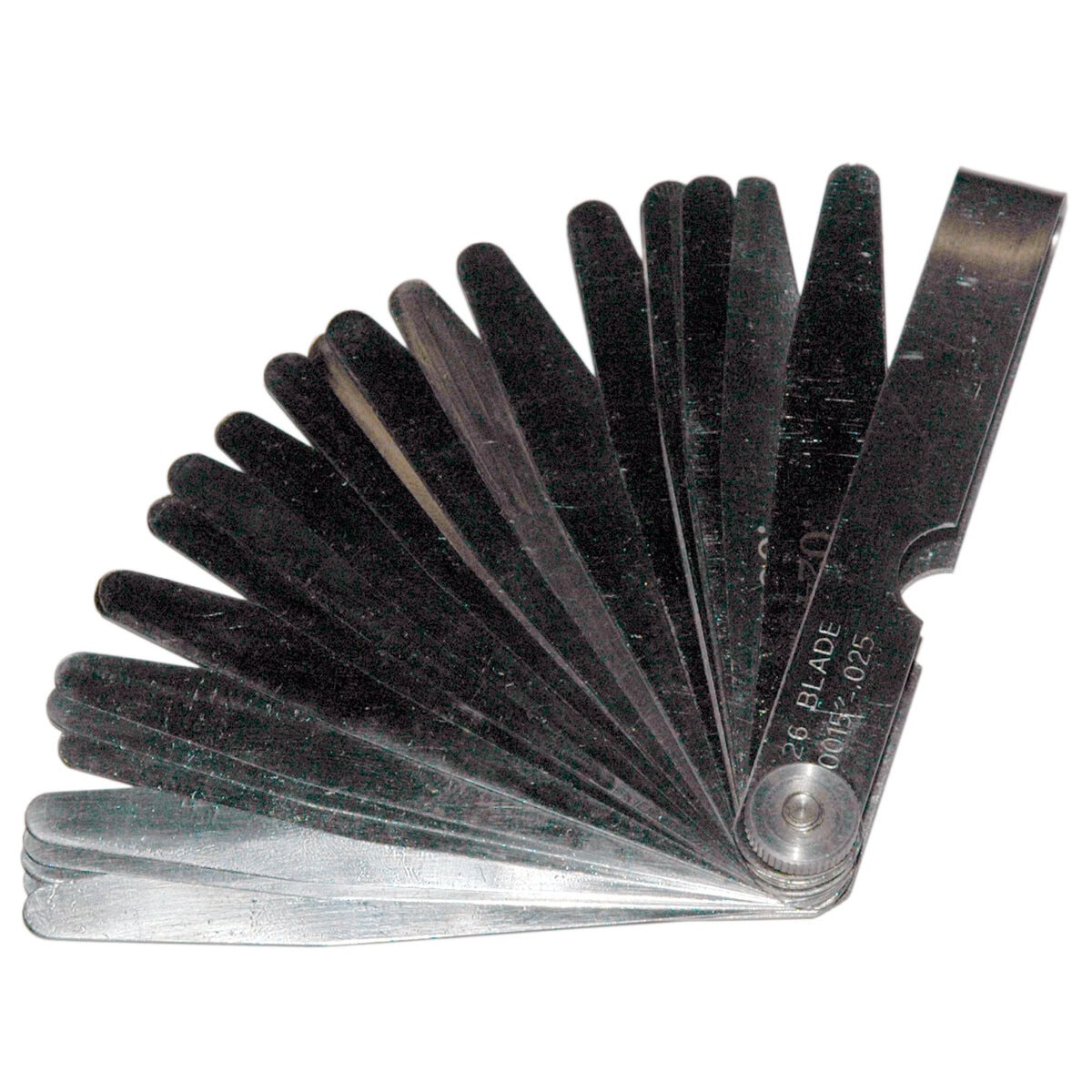 Feeler Gauge, Inch, 26 Leaves. from 0.0015" to 0.025". - Image 1