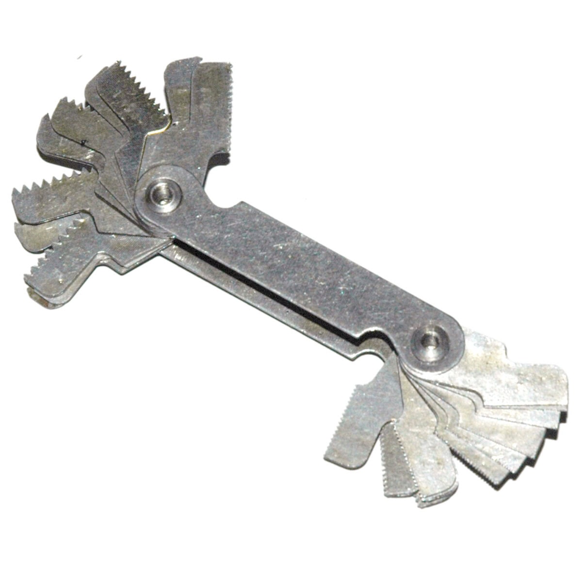 Pitch Gauge,Metric, 28 Leaves. from 0.25mm to 2.5mm Between Threads. - Image 1