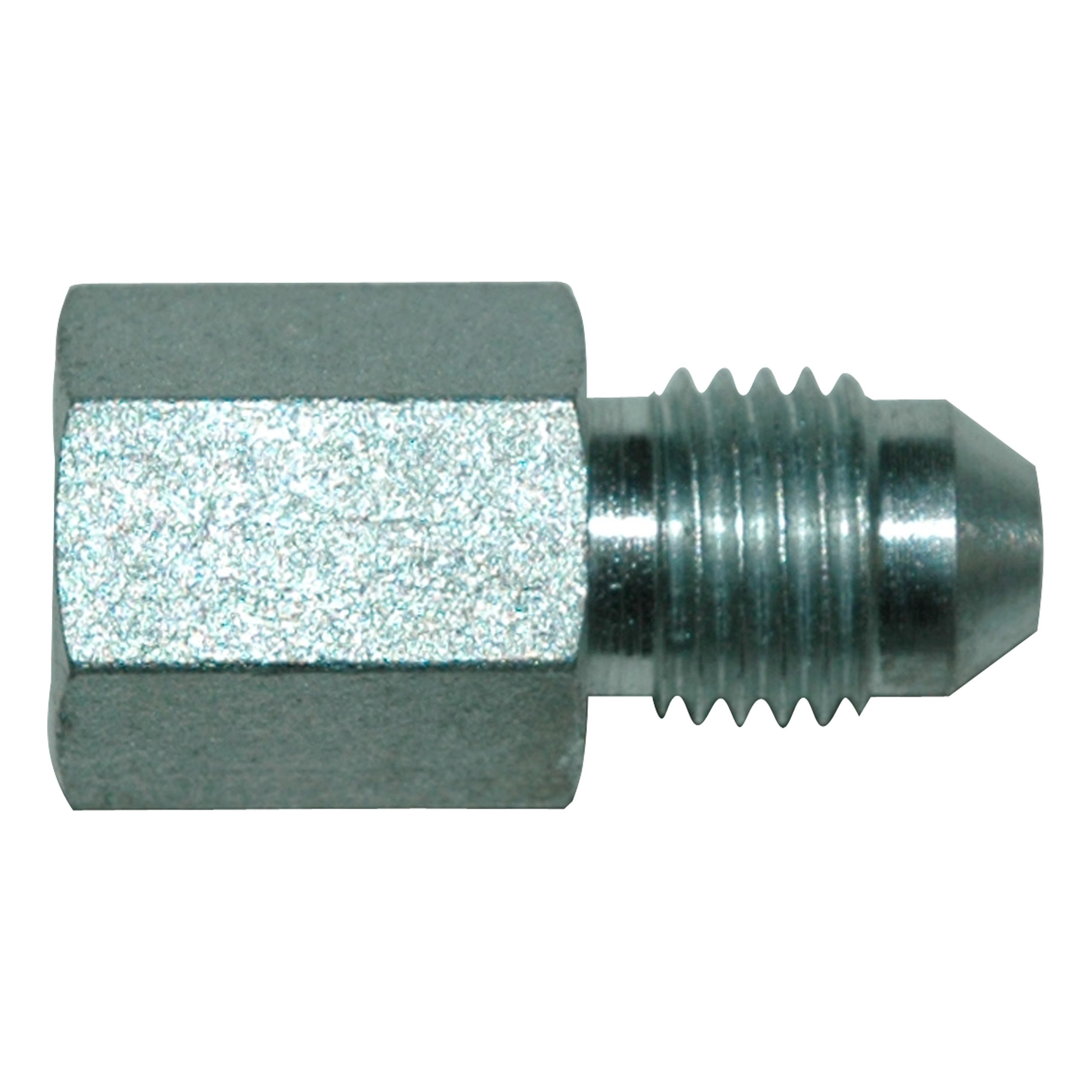 Adapter Fitting, Male JIC x Female Pipe Thread, 7/16"-20 Male JIC 37 Degree Flare x 1/8" Female NPT - Image 1