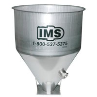 Conical Hopper, 16" Diameter with 6" x 6" Flange