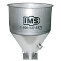 Conical Hopper, 16″ Diameter with 6″ x 6″ Flange, with Sight Glass