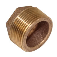 Bushing, Hex, 1-1/4" x 1/2" NPT, Bronze