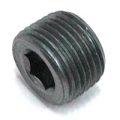 Plug, Hex Socket, 3/8" NPT, Black Steel - Image 1
