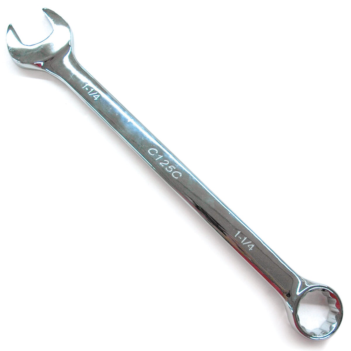 Combination Wrench, 1-1/4", Chrome Vanadium Alloy Steel, Heat Treated. 16" OAL (Nominal) - Image 1
