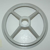 Filter Baffle Ring, 9" Diameter, Plastic, for Shini Loader Models SAL-3U & SAL-3UE