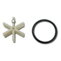 Rotor & Magnet Assembly for Tracer Flowmeters with 1/4″ & 3/8″ NPT