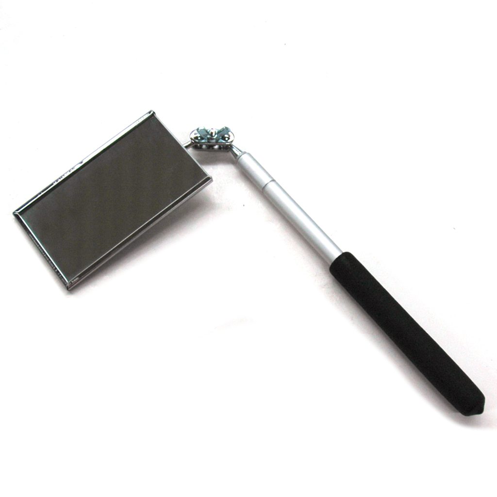 Inspection Mirror, Rectanglular, 3-3/8" X 2"