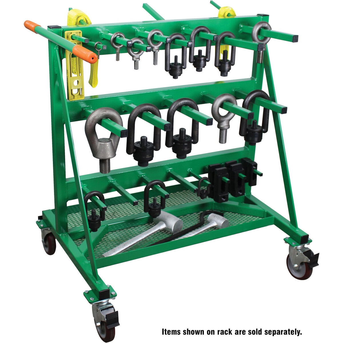 IMS Select Hoist Ring Rack, Mobile Hoist Ring, Eyebolt, Lifting and Rigging Utility Cart - Image 1