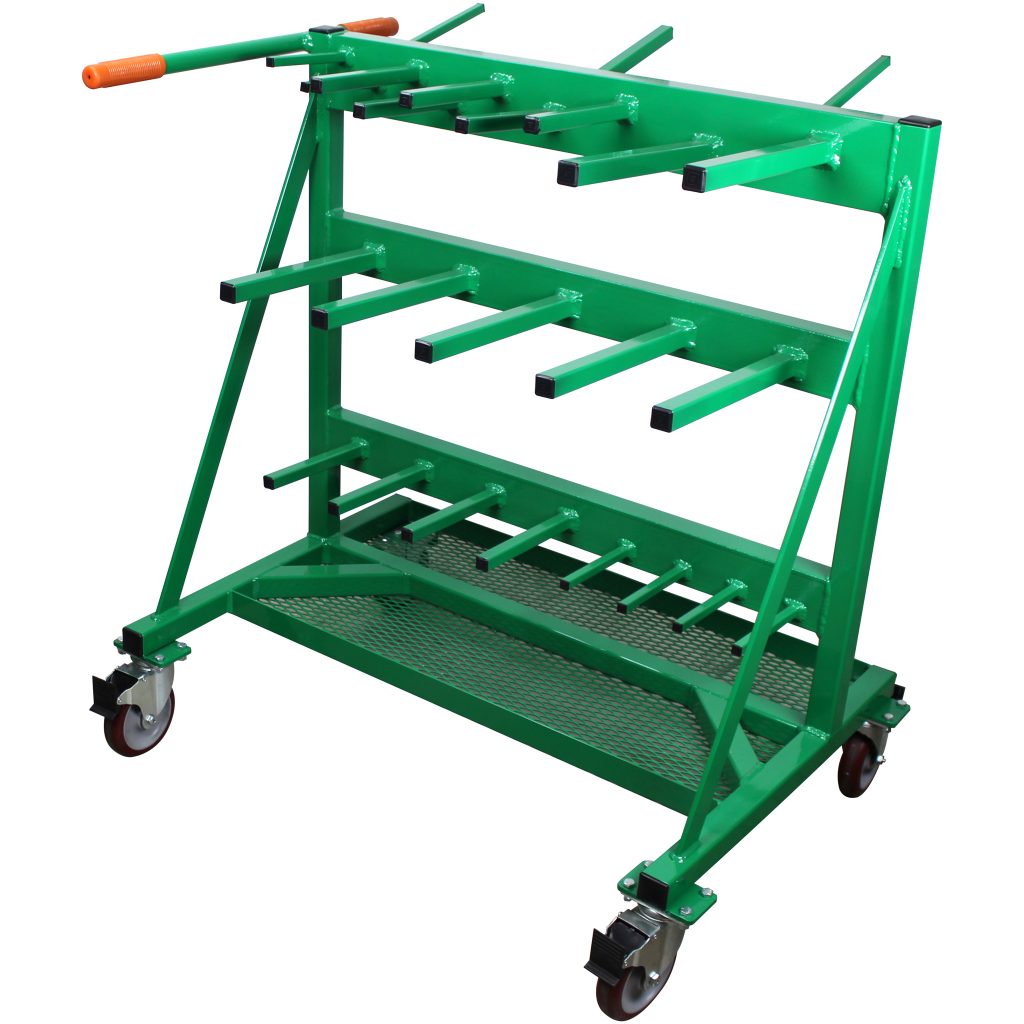 IMS Select Hoist Ring Rack, Mobile Hoist Ring, Eyebolt, Lifting and Rigging Utility Cart