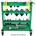 IMS Select Hoist Ring Rack, Mobile Hoist Ring, Eyebolt, Lifting and Rigging Utility Cart
