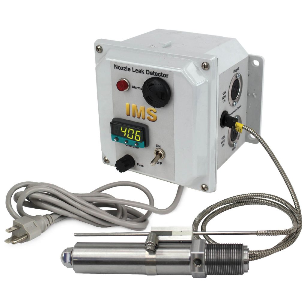 Nozzle Leak Detector with Machine Interface. Control Box Including Alarm and 115V Power Cord.