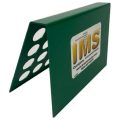 Nozzle Tip Rack, Holds (20) Nozzle Tips, 16 Gauge Steel, Painted IMS Industrial Green