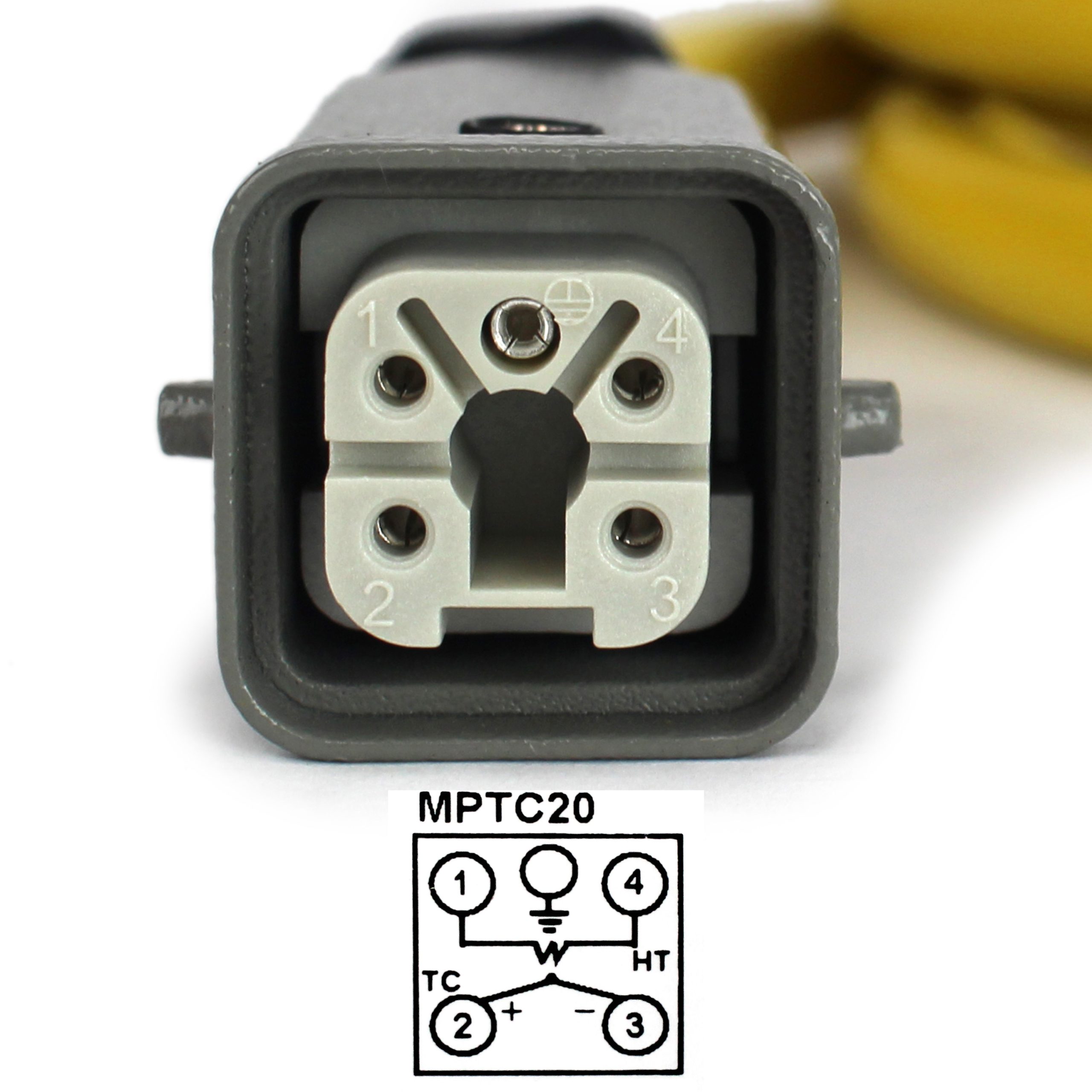 Combination Mold Power and Thermocouple Cable, 15 Amp, 10' Length - Image 3