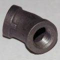 Elbow, Street, 45 Degree, 2" NPT, Galvanized Steel - Image 1