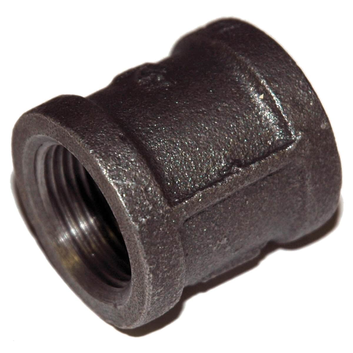 Coupling, 3/8" NPT, Black Steel - Image 1