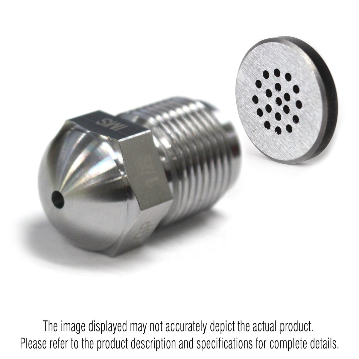 Nozzle Tip, Color Dispersion, 1/2" Rad, 11/32" Orf, 7/8"-14 Thd, Bored for 9/16" OD x 1/4" Disp Plug - Image 1