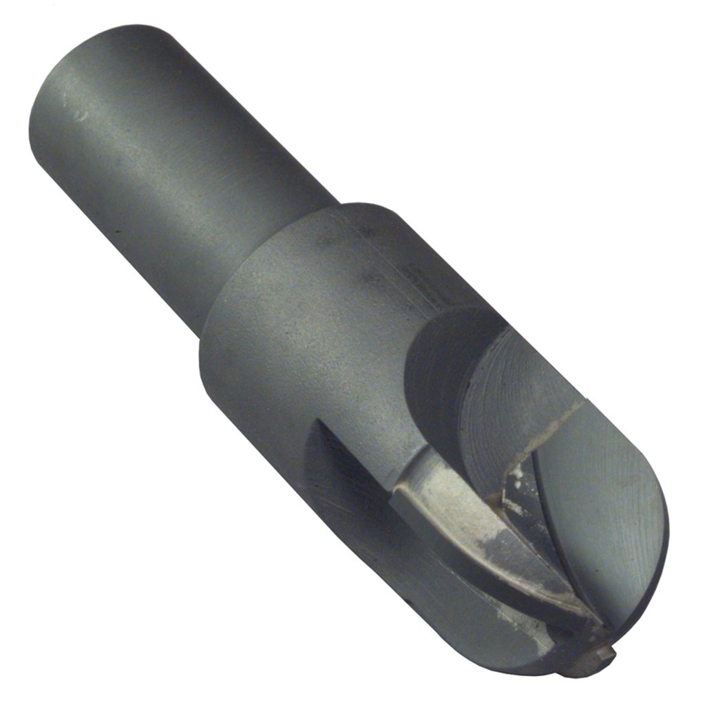 Refacing Tool, 1/2" Sprue Bushing, 3 Flute Design with 3/4" Shank.