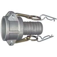 Cam & Groove Coupling, Type C 1" Aluminum, Female Coupler x Hose Shank