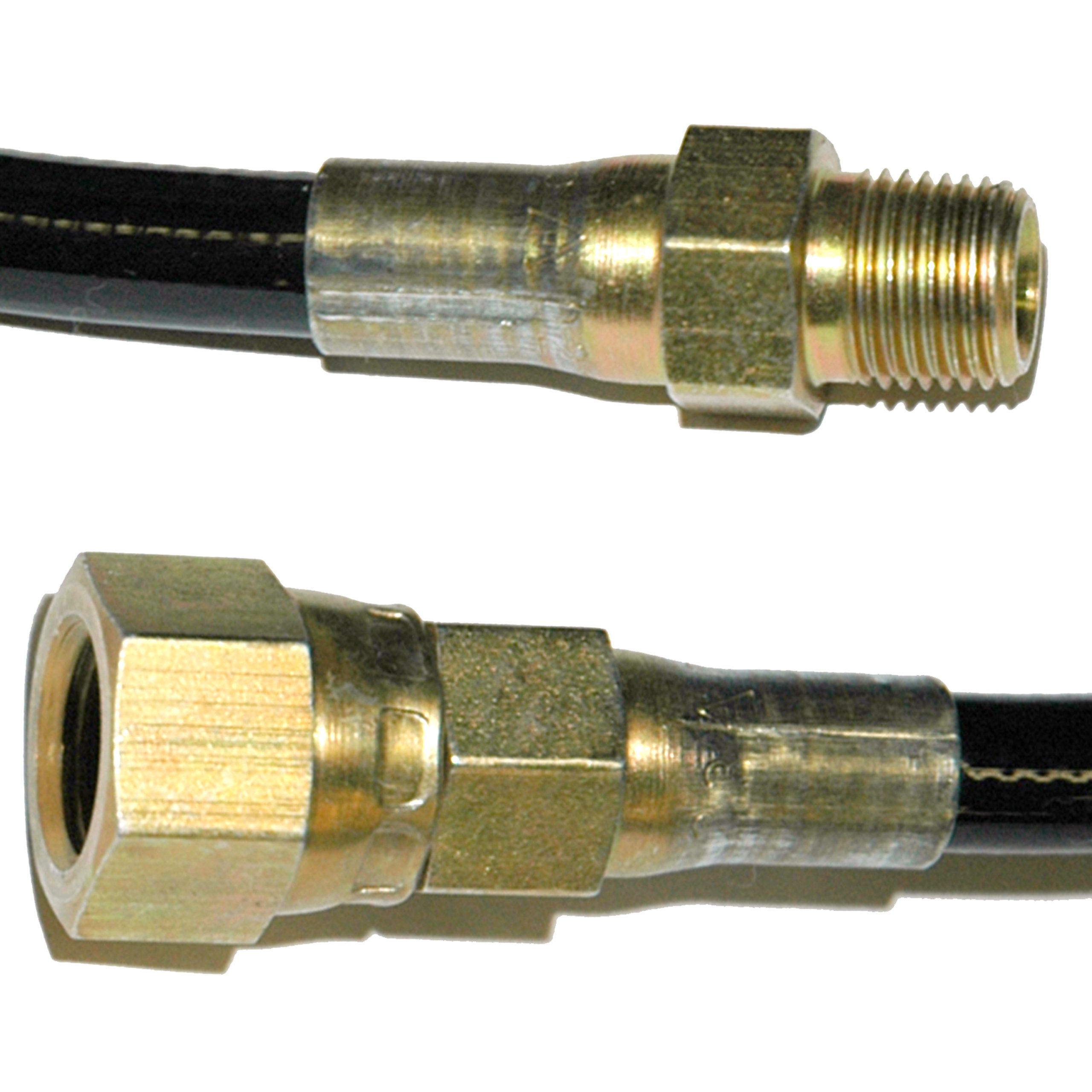 Spray Gun Hose, 8 ft, With Fittings - Image 2