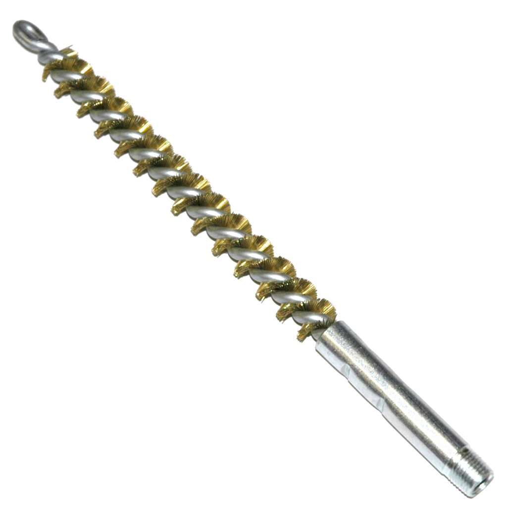 Brass Bristle Condenser Tube Cleaning Brush, 1/2" Brush Diameter, 4-1/2" Brush Length