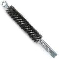 Brush, Heavy Duty Barrel, 24mm OD, High Carbon Steel, Double Stem And Spiral