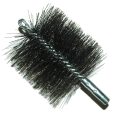 Brush, Heavy Duty Barrel, 4-1/2″ OD, High Carbon Steel, Double Stem And Spiral