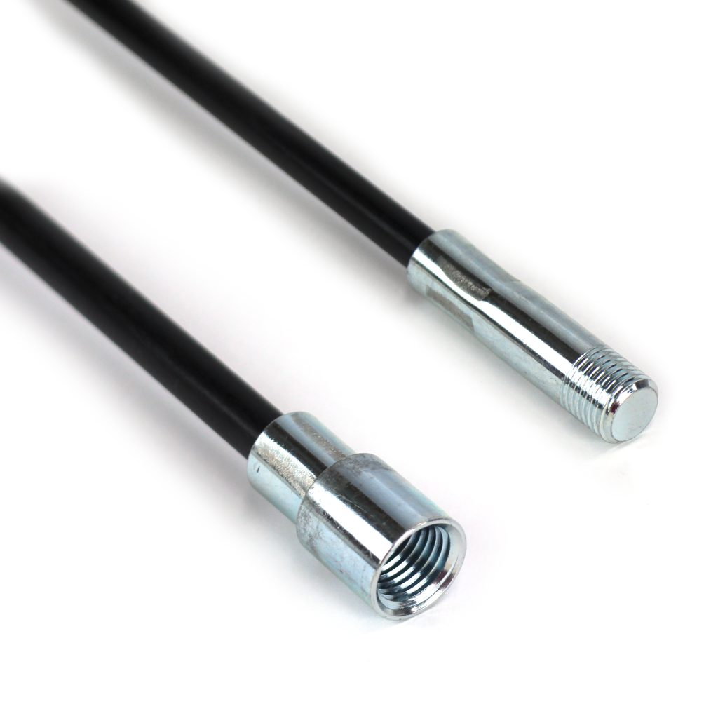 Extension Rod, 3' Fiberglass Drill Rod For Barrel Brushes