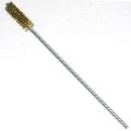 Brass Bristle, Power Driven (Double Spiral) Tube Brush, 3/4″ Brush Diameter, 12″ Length