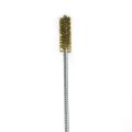 Brass Bristle, Power Driven (Double Spiral) Tube Brush, 3/4″ Brush Diameter, 12″ Length
