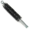 Brush, Heavy Duty Barrel, 30mm OD, High Carbon Steel, Double Stem And Spiral