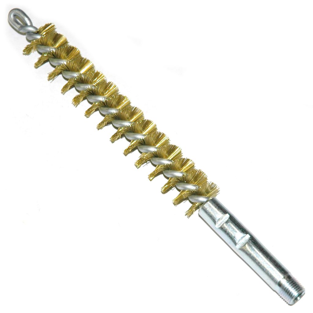 Brass Bristle Condenser Tube Cleaning Brush, 3/4" Brush Diameter, 4-1/2" Brush Length