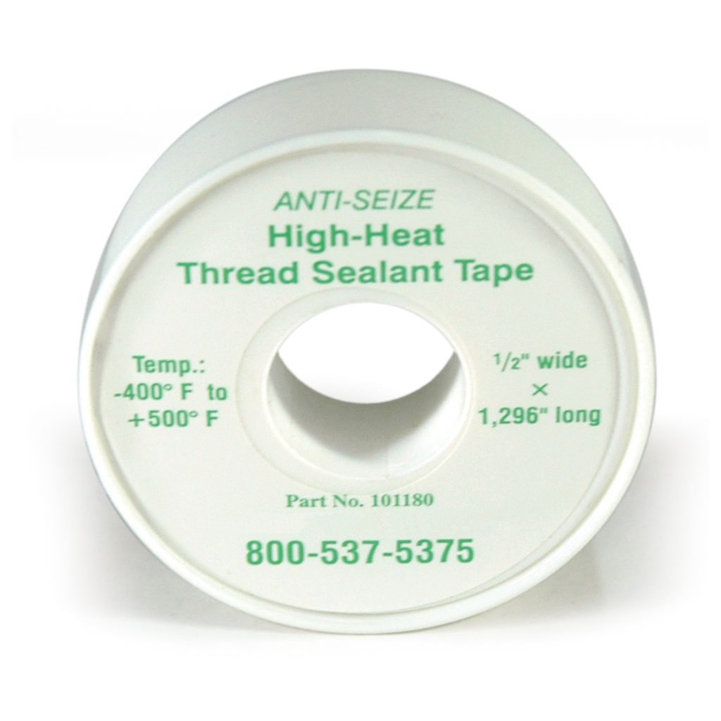 PTFE Tape, 1/2" Wide, 108 ft" Long, Poly