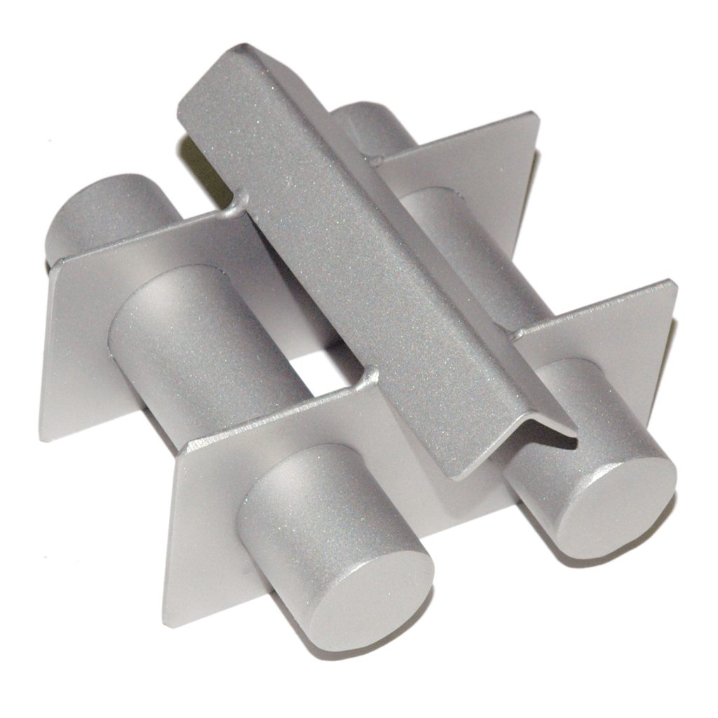 Hopper Magnet, Heavy Duty 4" Square, 304