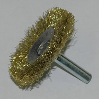 Brass Conflare Brush, 2" Brush Diameter.