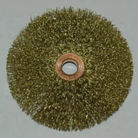 Brass Copper Center Brush, 4" Brush Diameter