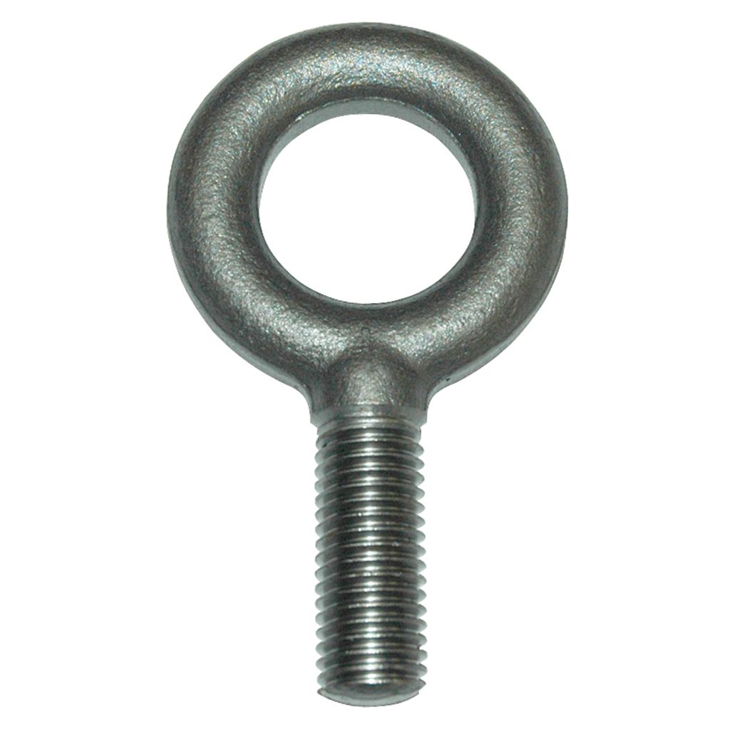Eyebolt, 5,000 lb. Capacity, Standard, Non-Shouldered, Forged Steel, 3/4"-10 Thread Size