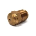 Nozzle Tip, Nylon, BeCu, 1-1/2″ OAL, 7/8″-14 Thread, 1/2″ Rear Opening, 3/4″ Radius, 1/8″ Orifice