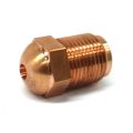 Nozzle Tip, FT, BeCu, 1-1/2″ OAL, 7/8″-14 Thread, 1/2″ Rear Opening, 1/2″ Radius, 1/4″ Orifice