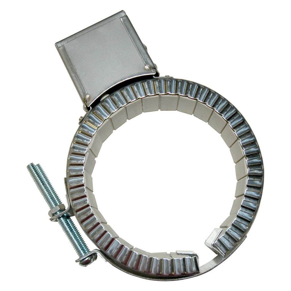 Heater Band, 4 to 4-1/2" Inside Diameter x 1-1/2" Wide, 240 Volt, 650 Watt, Ceramic
