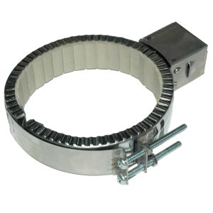 Heater Band, 5-1/2 to 6" Inside Diameter x 1-1/2" Wide, 240 Volt, 850 Watt, Ceramic